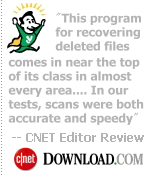 CNET Editor Review on WinUndelete
